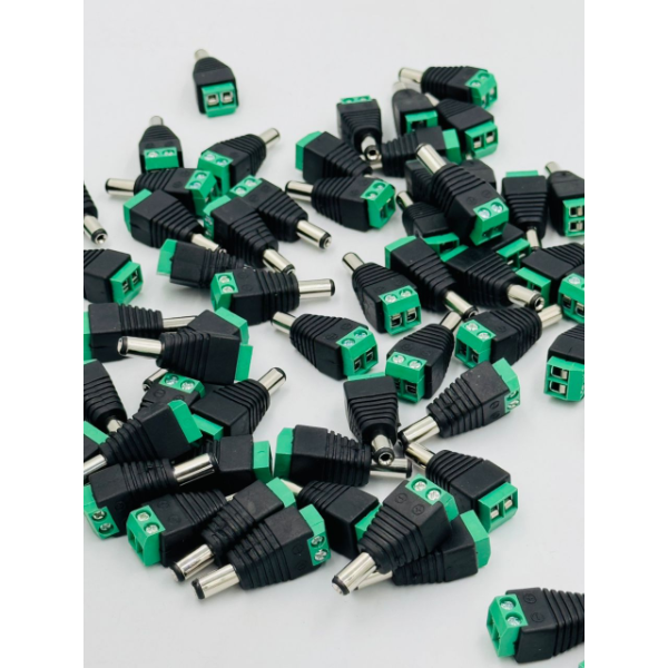 ANSPO CONNECTEUR DC MALE VERT/NOIR