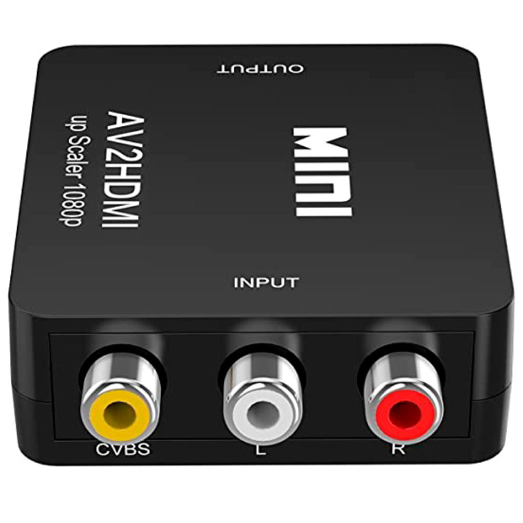 RCA vers HDMI, AV vers HDMI, Vilcome 1080P Mini RCA composite CVBS AV vers HDMI Adaptateur de convertisseur audio vidéo