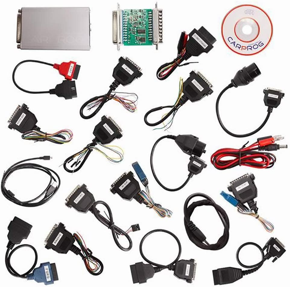 V10.93 Carprog Ensemble complet de câbles Adaptateur ECU PROG Programmeur pour voiture