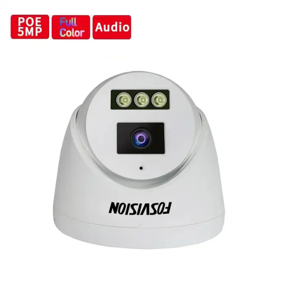Oeil Caméra Dome Analogic Full Color 5MP Intérieure