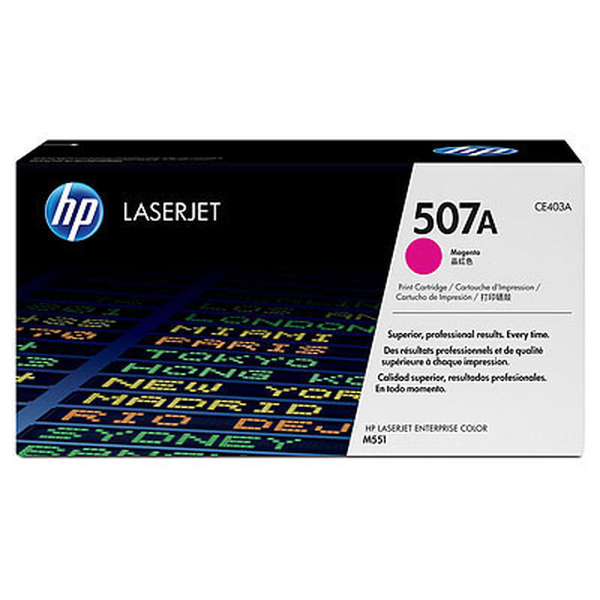 Toner HP 507A Magenta (6000 pages à 5%)