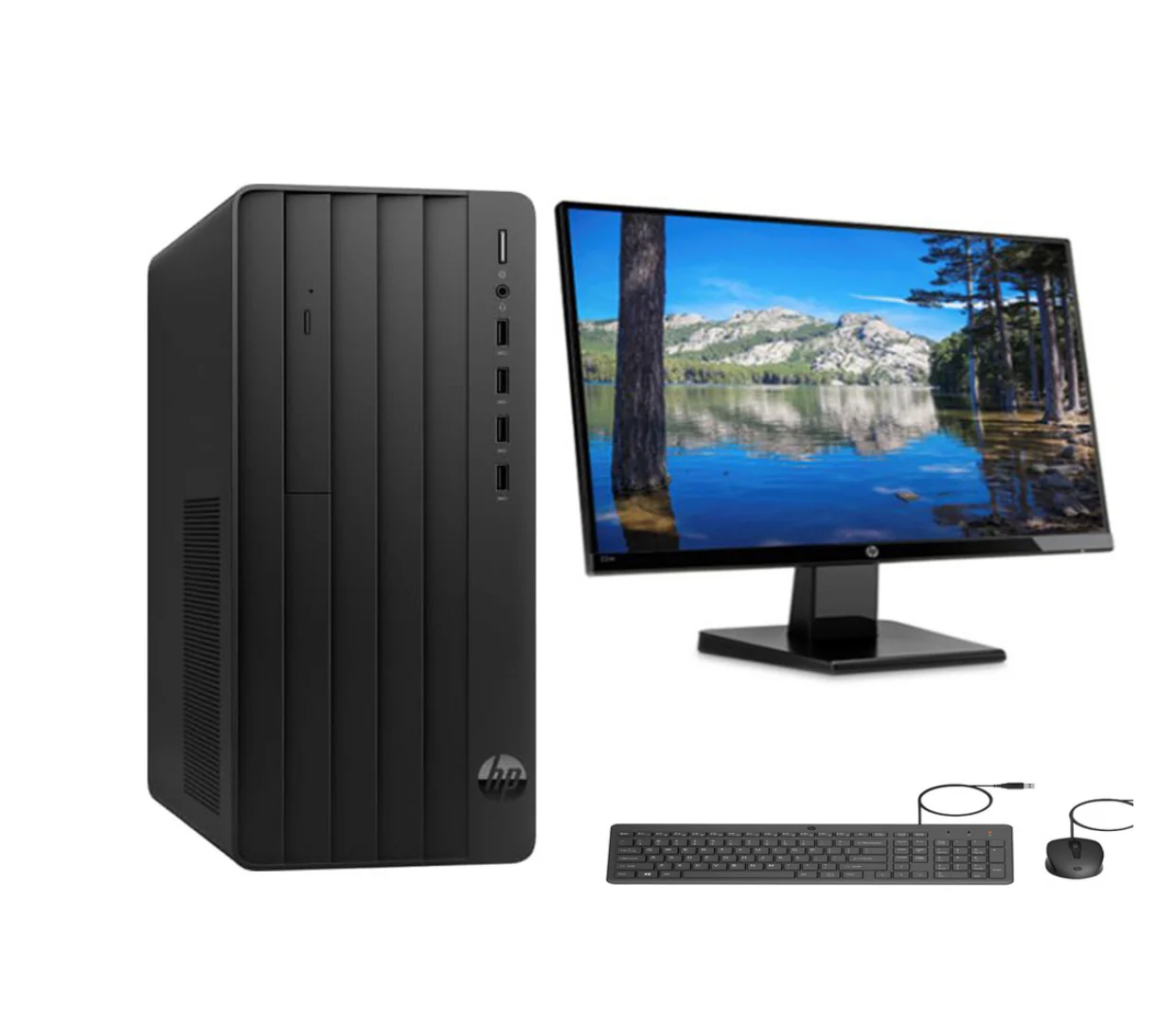 HP 290 G9 - Intel Core i3-12100U, Ram 8GB, Disque dur 1000GB SATA, Écran HP P22v G5